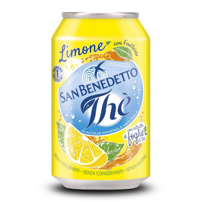 Thè in lattina al limone